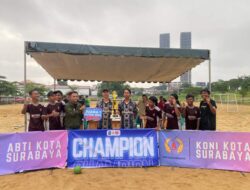 Kejurkot Bola Tangan Pantai di Unesa Menuai Pujian dari Ketua Umum KONI Surabaya