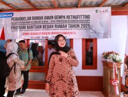 Pemkab Banyuwangi Dan PMI Kolaborasi Bedah Rumah Dengan Metode Tahan Gempa