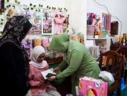 Anjangsana Persit Kodim 0813 Bojonegoro Salurkan Bantuan Sembako