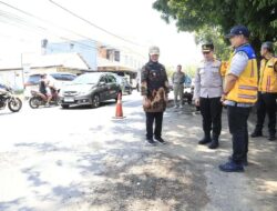 Wabup Bojonegoro dan Kapolres Tinjau Percepatan Perbaikan Jalan Nasional