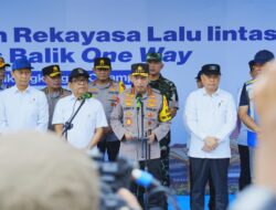Pimpin One Way Nasional Arus Balik Lebaran, Kapolri ke Pemudik: Utamakan Keselamatan
