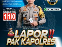 LAPOR PAK KAPOLRES! Respons Cepat Kamtibmas Polres Pasuruan Optimalkan Call Center 110