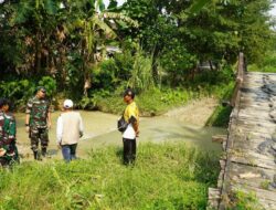 Dandim Bojonegoro Cek Lokasi Rencana Pembangunan Jembatan Napis