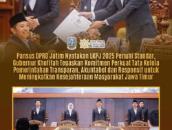 LKPJ 2025 Penuhi Standar Regulasi, Khofifah Komitmen Perkuat Tata Kelola Pemerintahan Jatim yang Transparan Dan Akuntabel