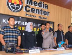 Polres Ngawi Amankan 2 Tersangka Pengeroyokan di Paron Motif Atribut Perguruan Silat