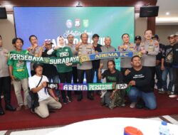 Kapolda Jatim Satukan Aremania – Bonek, Sepakat Tak Ada Rivalitas di Luar Lapangan