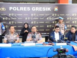 Polres Gresik Amankan Komplotan Residivis Pencuri Kabel PLN Lintas Daerah