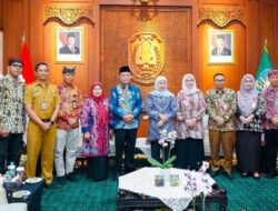 Khofifah Terima Bupati Banyuwangi dan Bondowoso di Grahadi, Tegaskan Komitmen Dukung Revalidasi UNESCO Global Geopark