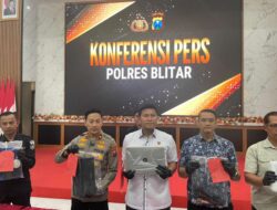 Polres Blitar Amankan Residivis Pembobol Tiga Gedung Sekolah