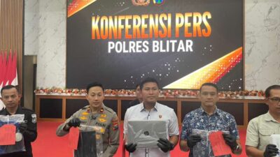 Polres Blitar Amankan Residivis Pembobol Tiga Gedung Sekolah