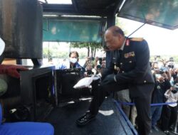 Polda Jatim Musnahkan 22,226 Kg Kokain, Tegaskan Komitmen Perang Melawan Narkoba