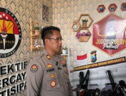 Polrestabes Surabaya Amankan Tersangka Pencurian Sandaran Kursi Besi Fasilitas Umum