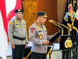 Kapolri Pimpin Pelantikan dan Sertijab Sejumlah PJU Mabes Polri dan Kapolda