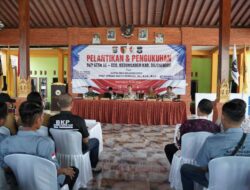 Kapolresi Bojonegoro Kukuhkan BKP Tingat Desa Se-Kec Kedungadem