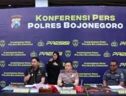 Lima Tersangka Komplotan Penipu Lansia Diringkus Polisi Bojonegoro