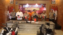 Polres Pasuruan Ungkap 3 Kasus Kejahatan Jalanan, Tersangka Begal Diamankan