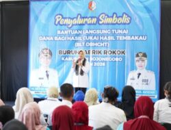 Pemkab Bojonegoro Salurkan BLT DBHCHT Kepada Ribuan Buruh Pabrik Rokok