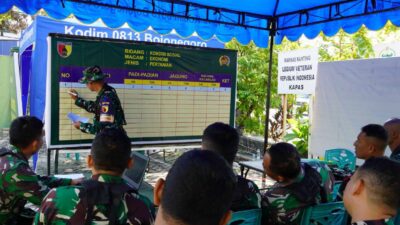 Kodim Bojonegoro Gelar Latnister Proglatsi Sistem Blok Ketahanan Pangan Terpadu