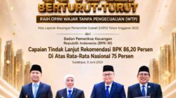 Pemprov Jatim Raih Opini WTP Sebelas Kali Berturut-Turut, Gubernur Khofifah: Capaian Tindak Lanjut Rekomendasi BPK 86,20 Persen Di Atas Rata-Rata Nasional 75 Persen