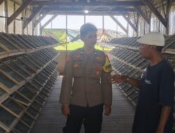 Bhabinkamtibmas Masangan Monitoring Peternakan Puyuh Produktif Milik Bumdes