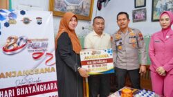Hari Bhayangkara ke-80, Kapolres Pasuruan Anjangsana Anggota Sakit dan Warakawuri