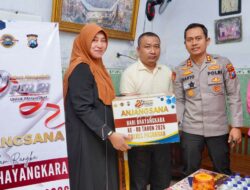 Hari Bhayangkara ke-80, Kapolres Pasuruan Anjangsana Anggota Sakit dan Warakawuri