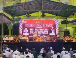 Dzikir dan Doa Bersama Hari Bhayangkara ke-80, Ribuan Jamaah Padati Masjid Agung Bangil