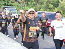 Polres Magetan Gelar Playon Bersama Masyarakat Sambut Hari Bhayangkara ke-80