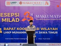 Hadiri Rakorwil LHKP Muhammadiyah dan Milad ke-3 Maklumat.id, Wagub Emil Tegaskan Sinergi Lintas Sektor Perkuat Ruang Publik di Jatim