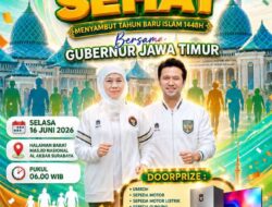 Sambut Tahun Baru Islam 1448 H, Khofifah Ajak Masyarakat Meriahkan Jalan Sehat di Masjid Nasional Al Akbar Surabaya