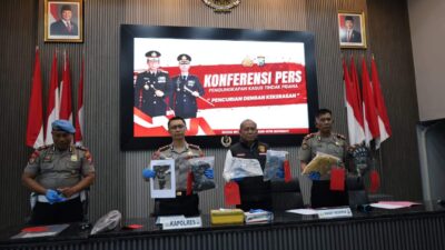 Polres Trenggalek Amankan Jambret Perhiasan, Tersangka Lima Kali Masuk Bui