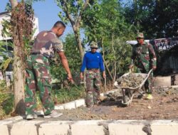 Kodim 0813 Bojonegoro Peduli Warga diwilayah Binaan Gelar Karya Bakti TNI Satkowil Semester I Tahun 2026