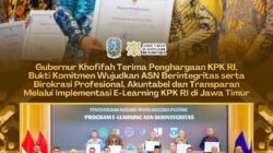 Jawa Timur Terima Penghargaan KPK RI; Gubernur Khofifah : Bukti Komitmen Wujudkan  Implementasi  E-Learning ASN Berintegritas