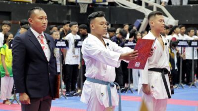 Hari Bhayangkara ke – 80, Polda Jatim Buka Kejuaraan Karate Kapolda Cup 2026 Momentum Lahirkan Atlet Berprestasi