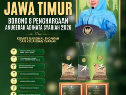 Jatim Borong Delapan Penghargaan Anugerah Adinata  Syariah 2026, Gubernur Khofifah Ajak Wujudkan  Jatim Pusat Pengembangan Ekosistem Ekonomi Syariah Nasional