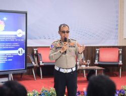 Polantas Menyapa : Polres Gresik Gandeng Guru Tanamkan Budaya Tertib Lalu Lintas Sejak Dini