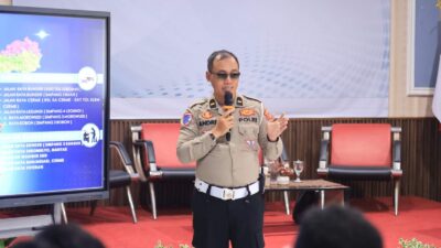 Polantas Menyapa : Polres Gresik Gandeng Guru Tanamkan Budaya Tertib Lalu Lintas Sejak Dini