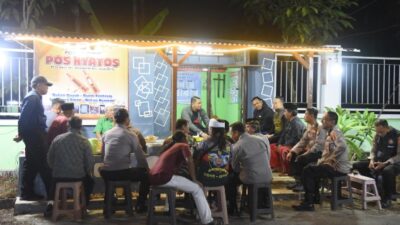 Kapolres Bondowoso Blusukan ke Pos Ronda Bukti Sinergitas Polri dengan Masyarakat untuk Kamtibmas