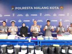 Polresta Malang Kota Bongkar Peredaran Kosmetik Ilegal Omzet Tembus Rp.100 Juta