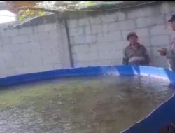 Tak Hanya Jaga Kamtibmas, Polisi di Rembang Dampingi Budidaya Lele Warga