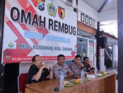 Perkuat Kamtibmas Berbasis Musyawarah, Ditbinmas Polda Jatim Asistensi Omah Rembug di Polres Gresik