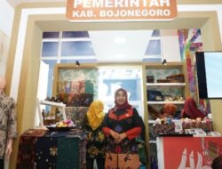 Puncak HUT ke-46 Dekranas, Bojonegoro Promosikan Produk Kriya khas Yang Unik Dan Berkualitas Yg inggi