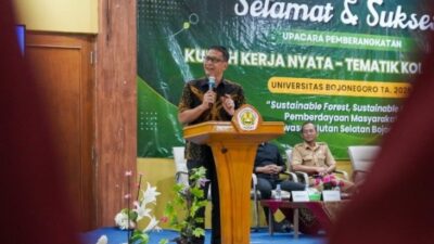 Berangkatkan KKN Tematik Unigoro 2026 Bupati Wahono Ajak Mahasiswa Menjadi Agen Perubahan