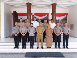 Kapolres Bojonegoro AKBP Yenni Diarty Perkuat Sinergi Jaga Kamtibmas Temui Bupati Wahono