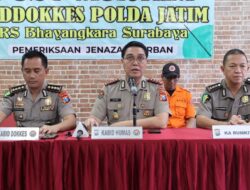 Tim DVI Polda Jatim Berhasil Identifikasi Lima Jenazah Korban KM Mutiara Sentosa II