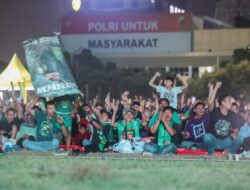 Polda Jatim Gelar Nobar Final Piala Presiden 2026, Ribuan Bonek Mania Dukung Persebaya dari Lapangan Mapolda