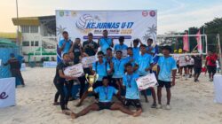 Jawa Timur kembali mempertahankan gelar juara Umum Kejurnas Bola Voli Pantai U-17