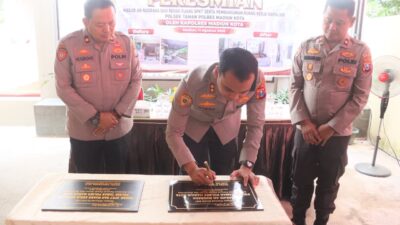 Kapolres Madiun Kota Resmikan Mushola An-Nugraha dan Sejumlah Ruang Pelayanan Polsek Taman