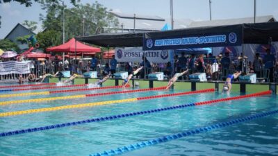 Wali Kota Cup II Finswimming Digelar Di Kediri