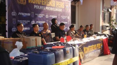 Polres Probolinggo Ungkap Kejahatan Jalanan dan Peredaran Miras Lintas Daerah, Amankan Sejumlah Tersangka
